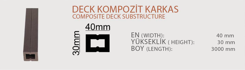 Deck Kompozit Karkas
